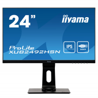 iiyama ProLite XUB2492HSN-B1 24" IPS FHD Monitor - neu 1920x1080, 75Hz, 4ms, USB-C, DisplayPort, HDMI, LAN