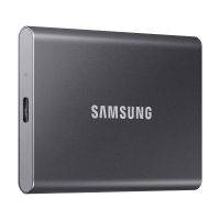 2 TB Samsung Portable SSD T7 Grau - neu Externe SSD mit USB-C Anschluss und Passwortschutz