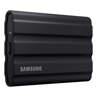 2 TB Samsung Portable SSD T7 Shield Schwarz - neu Robuste externe SSD mit USB-C Anschluss und Passwortschutz