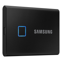1 TB Samsung Portable SSD T7 Touch Schwarz - neu Externe SSD mit Passwortschutz und Fingerabdrucksensor